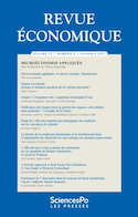 Revue économique 72-6, novembre 2021